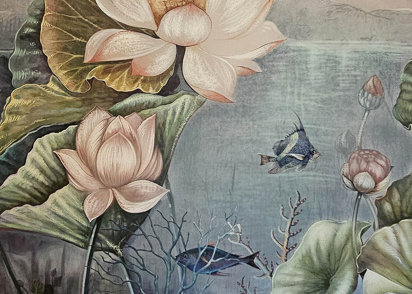 wall-and-deco-wallpaper-bathroom-wet-sysytem Wet system wallpaper installation in a bathroom by Bluespec decorating Limited.