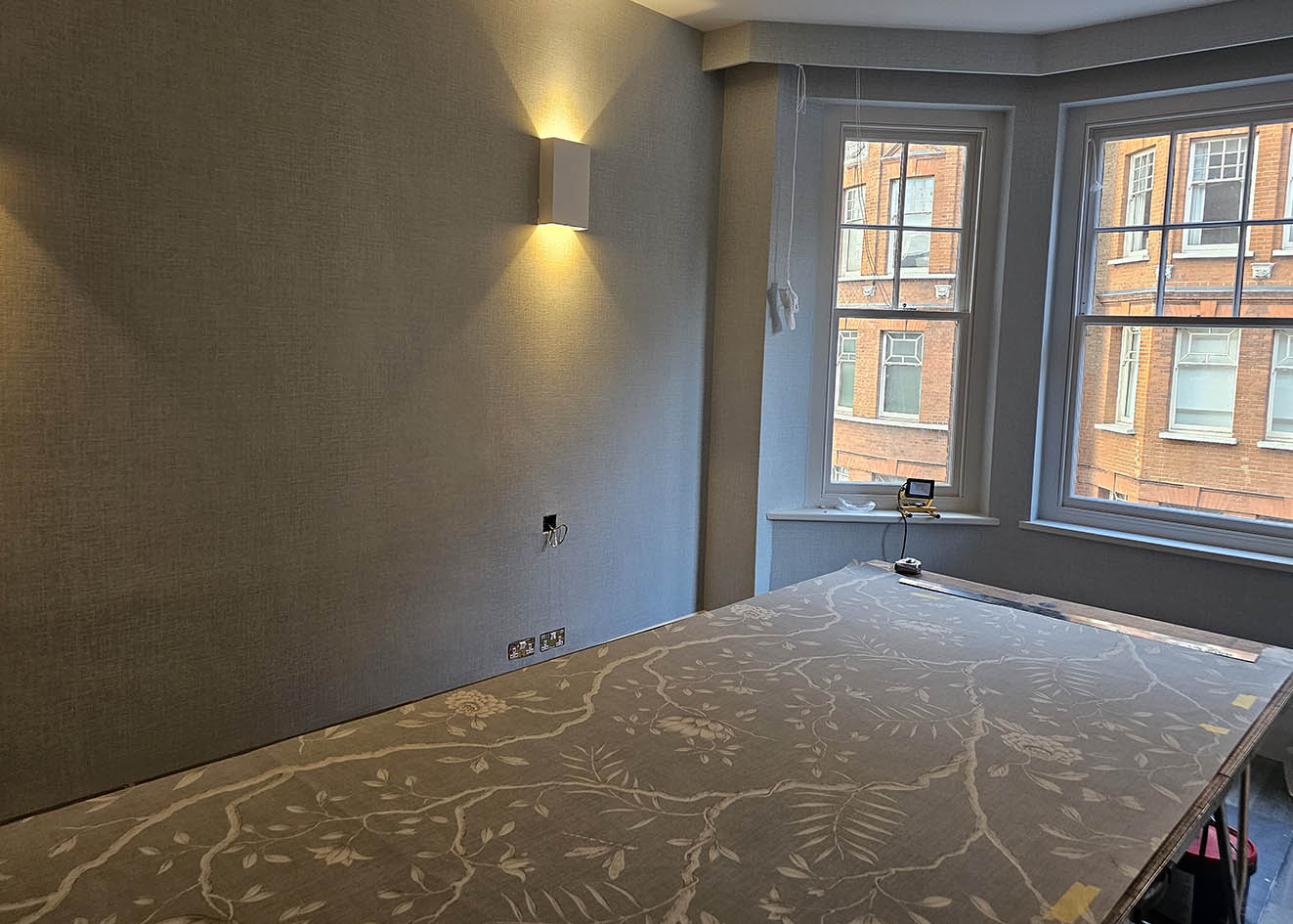 wwork-in-progress-wallpapering-W11 Work in progress photo in W11 by Bluespec Decorating Limited.